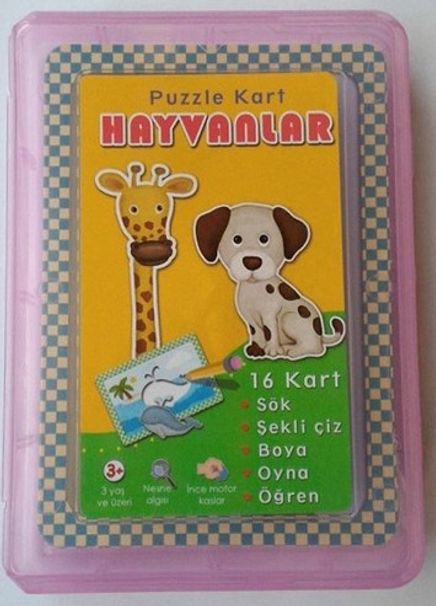 Hayvanlar / Puzzle Kart