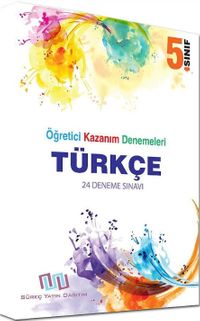 5. Sınıf Öğretici Kazanım Denemeleri Türkçe 24 Deneme Sınavı