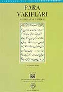 Para Vakıfları Nazariyat ve Tatbikat