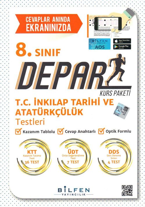 8. Sınıf Depar T.C. İnkılap Tarihi ve Atatürkçülük Testleri