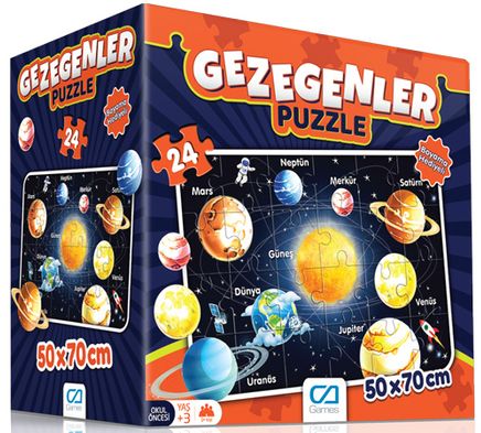 Gezegenler Eğitici Puzzle (CA.5026)