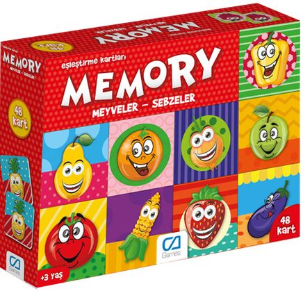 Memory Meyveler - Sebzeler (CA.5040)