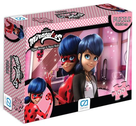 Miraculous Puzzle 100 - Pembe (CA.5003)