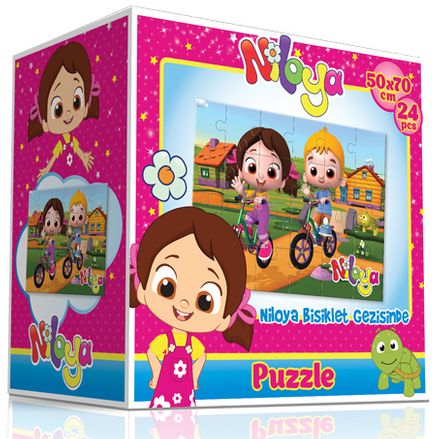 Niloya Yer Puzzle - Niloya Bisiklet Gezisinde ( CA.5001)