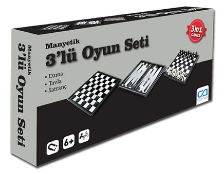 Norm Mıknatıslı 3'lü Oyun Seti (CA.10002)