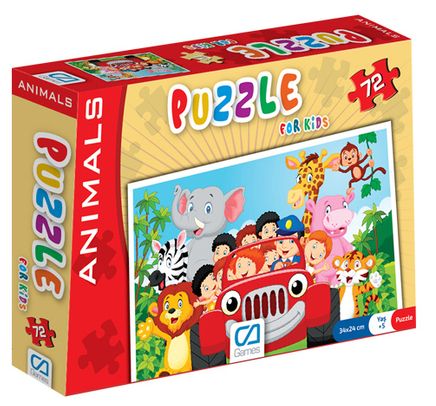 Puzzle For Kids 72 - Animals (CA.5033)