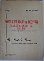 Doğu Anadolu ve Muşun İzahlı Kronolojik Tarihi (4-C-41)
