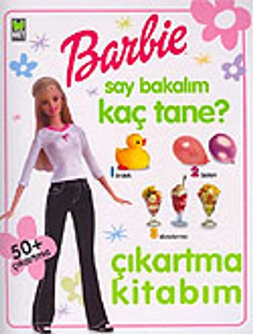Barbie Say Bakalım Kaç Tane? Çıkartma Kitabı