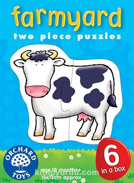 Farmyard Puzzle (2 Parça Yapboz) (18 Ay+) (Kod: 202)