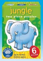 Jungle Puzzle (2 Parça Yapboz) (18 Ay+) (Kod:205)
