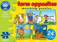 Farm Opposites Matching Puzzles (3-6 Yas) (Kod:208)