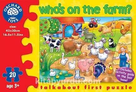 Who’s On The Farm Puzzle (3+ Yaş) (Kod:217)