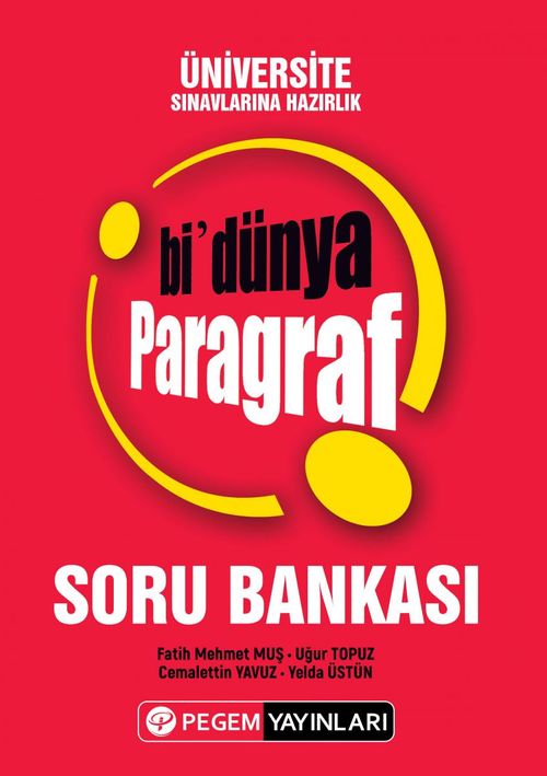 Üniversite Sınavlarına Hazırlık Bi'Dünya Paragraf Soru Bankası