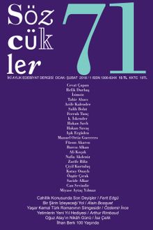 Sözcükler İki Aylık Edebiyat Dergisi Sayı:71 Ocak-Şubat 2018