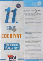11. Sınıf Edebiyat Çek Kopart Yaprak Test