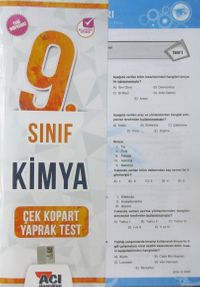 9. Sınıf Kimya Çek Kopart Yaprak Test