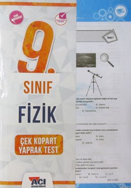 9. Sınıf Fizik Çek Kopart Yaprak Test