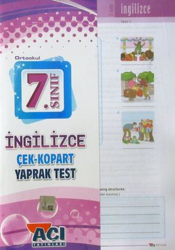 7. Sınıf İngilizce Çek Kopart Yaprak Test