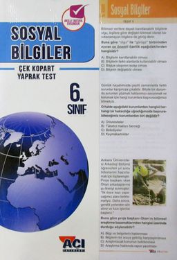 6. Sınıf Sosyal Bilgiler Çek Kopart Yaprak Test