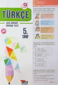 5. Sınıf Türkçe Çek Kopart Yaprak Test