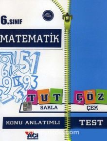 6. Sınıf Matematik Tut Sakla Çöz Çek Konu Anlatımlı Test
