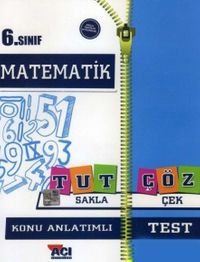 6. Sınıf Matematik Tut Sakla Çöz Çek Konu Anlatımlı Test