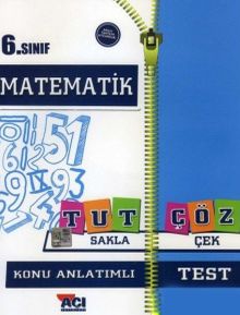 6. Sınıf Matematik Tut Sakla Çöz Çek Konu Anlatımlı Test