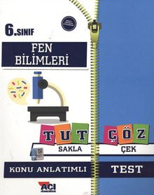 6. Sınıf Fen Bilimleri Tut Sakla Çöz Çek Konu Anlatımlı Test