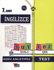 7. Sınıf İngilizce Tut Sakla Çöz Çek Konu Anlatımlı Test