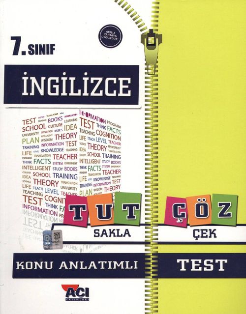 7. Sınıf İngilizce Tut Sakla Çöz Çek Konu Anlatımlı Test