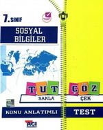 7. Sınıf Sosyal Bilgiler Tut Sakla Çöz Çek Konu Anlatımlı Test