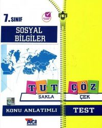 7. Sınıf Sosyal Bilgiler Tut Sakla Çöz Çek Konu Anlatımlı Test