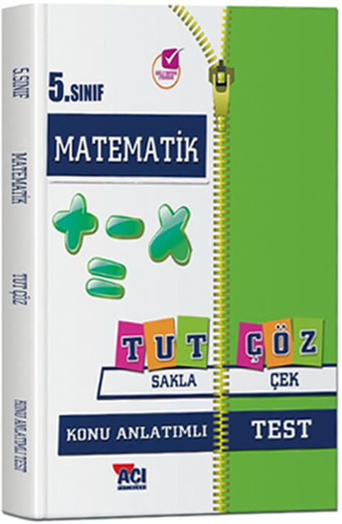 5. Sınıf Matematik Tut Sakla Çöz Çek Konu Anlatımlı Test