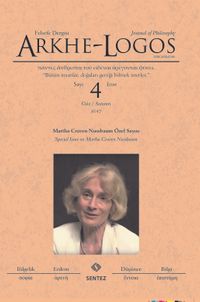 Arkhe-Logos Felsefe Dergisi Güz Sayı:4 2017