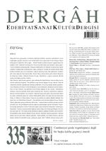 Dergah Edebiyat Sanat Kültür Dergisi Sayı 335 Ocak 2018