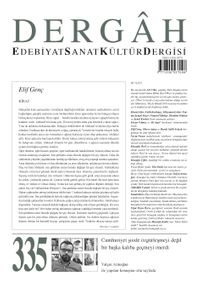 Dergah Edebiyat Sanat Kültür Dergisi Sayı 335 Ocak 2018