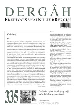 Dergah Edebiyat Sanat Kültür Dergisi Sayı 335 Ocak 2018