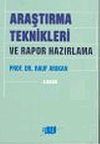 Araştırma Teknikleri ve Rapor Hazırlama