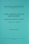 T&uuml;rk Kurtuluş Savaşı Kronolojisi-1