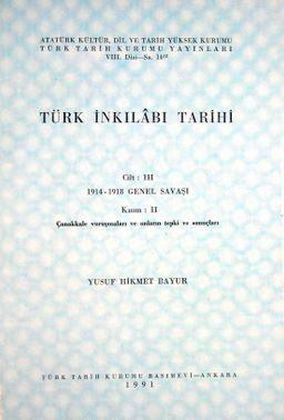 Türk İnkılabı Tarihi (Cilt 3 -Kısım 2)