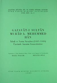 Gazavat-ı Sultan Murad B.Mehemmed Han