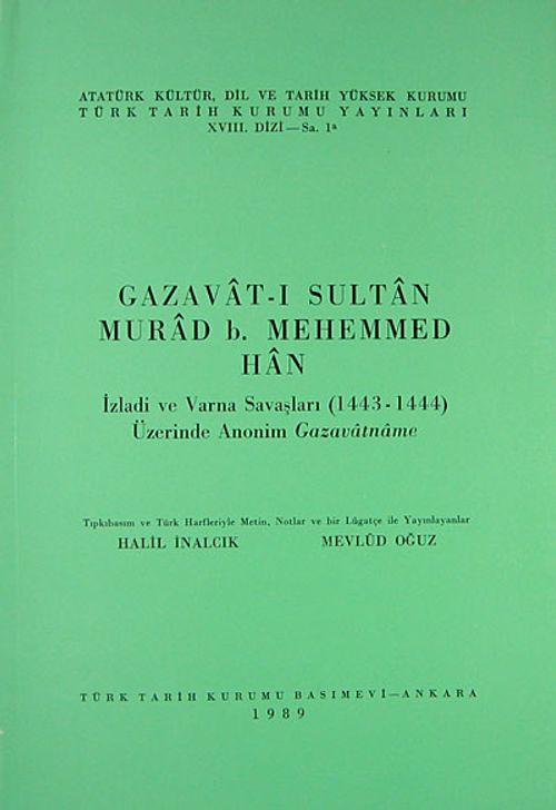 Gazavat-ı Sultan Murad B.Mehemmed Han