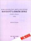 Ravzat&uuml;'l-Ebrar Zeyli (1732)