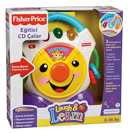 Fisher Price Türkçe Konuşan Eğitici CD Çalar (N3837)