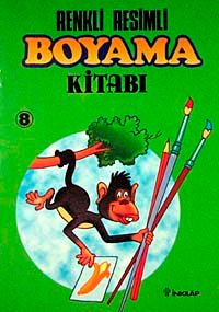 Renkli Resimli Boyama Kitabı-8