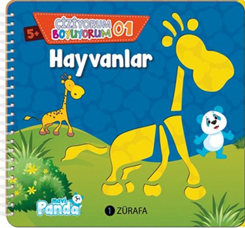 Hayvanlar  - Zürafa / Çiziyorum Boyuyorum 1