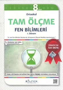 8. Sınıf Ortaokul Tam Ölçme Fen Bilimleri 