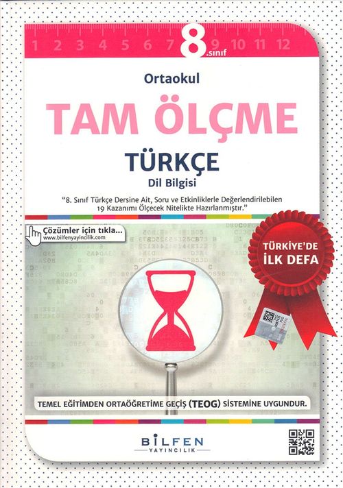 8. Sınıf Ortaokul Tam Ölçme Türkçe (Dil Bilgisi-Anlam Bilgisi)