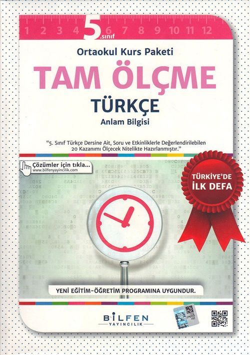 5. Sınıf Ortaokul Tam Ölçme Türkçe (Dil Bilgisi-Anlam Bilgisi)