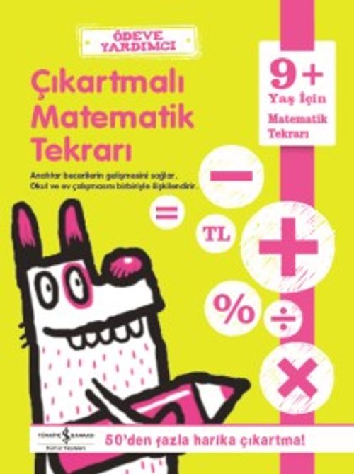 Ödeve Yardımcı Çıkartmalı Matematik Tekrarı (9+ Yaş)